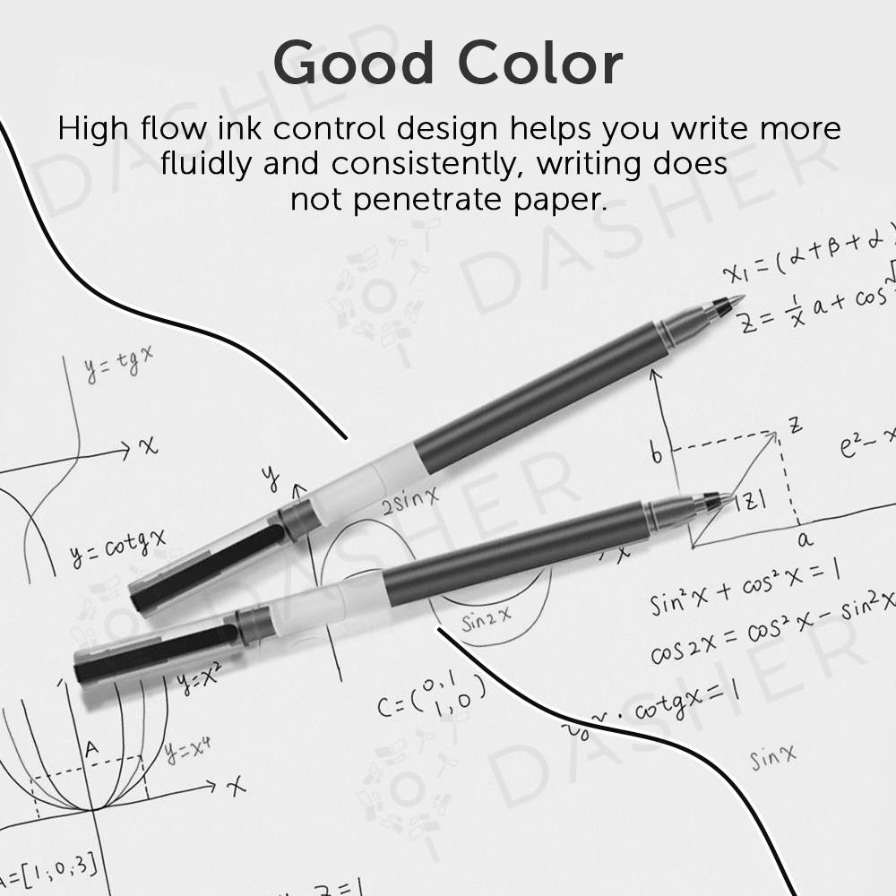 Bộ Bút bi nước Xiaomi - Mi Jumbo Gel Ink Pen (Mực Đen / Mực Đỏ / Mực Màu)