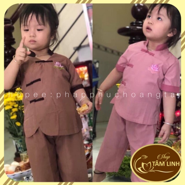 Đồ đi chùa 3 nút bé iu GIÁ RẺ VÔ ĐỊCH