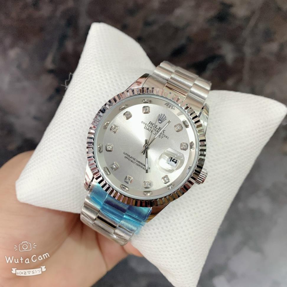 Đồng hồ Nam Rolex dây thép thời thượng nguyên khối không rỉ sang trọng đẳng cấp - FULL BOXX