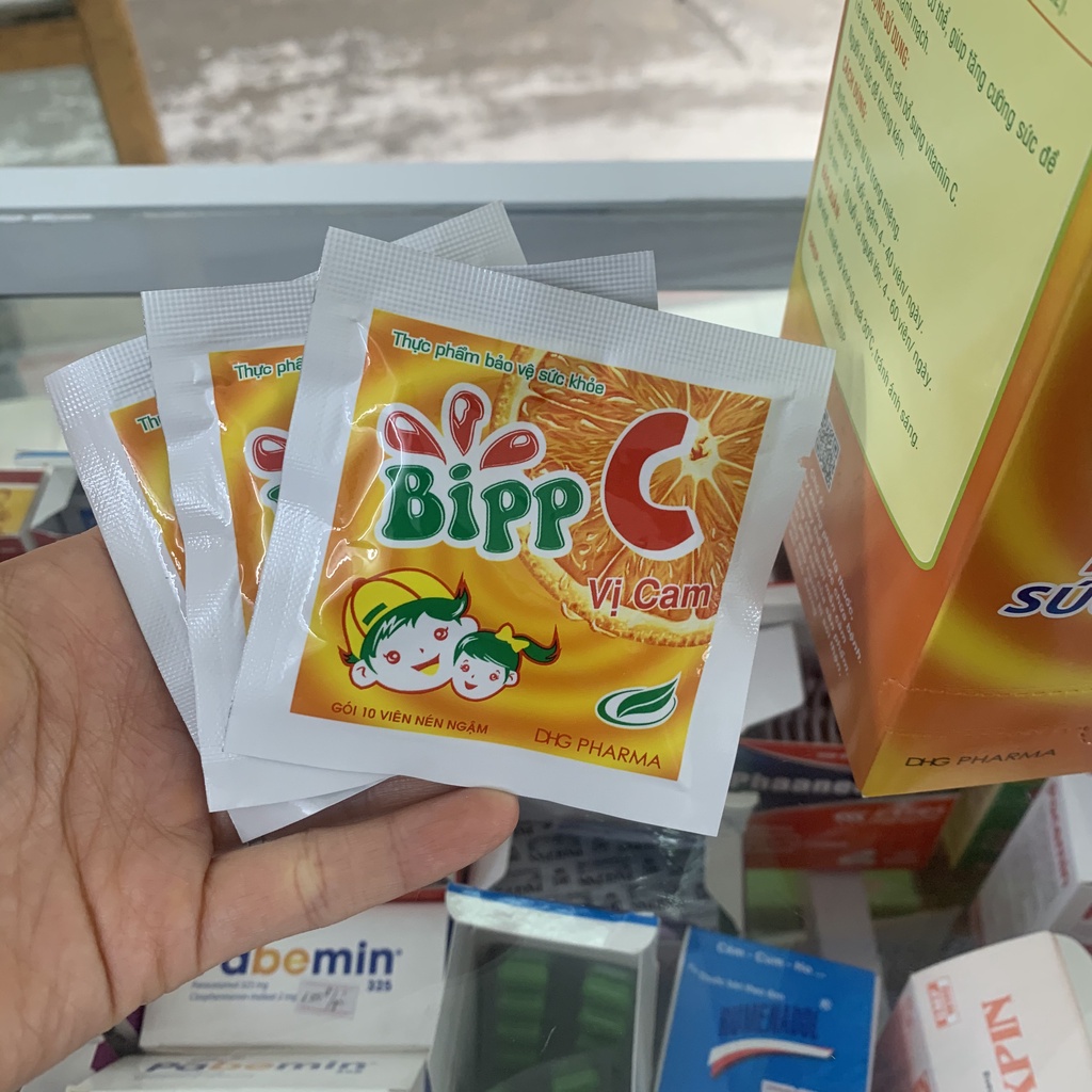 Kẹo Bipp C  cho bé -  gói 10 viên
