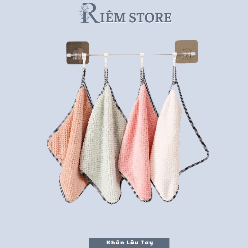Khăn Lau Tay Đa Năng Dùng Trong Nhà Bếp Siêu Thấm Tiện ích Cho Chị Em RIEM