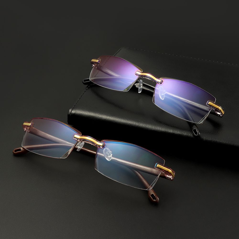 Mắt Kính Đọc Sách Siêu Nhẹ Trong Suốt Chống Tia Sáng Xanh Thời Trang Cho Nam Và Nữ