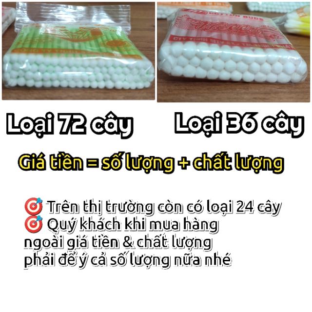 Bông ngoáy tai / Bông ráy tai cao cấp