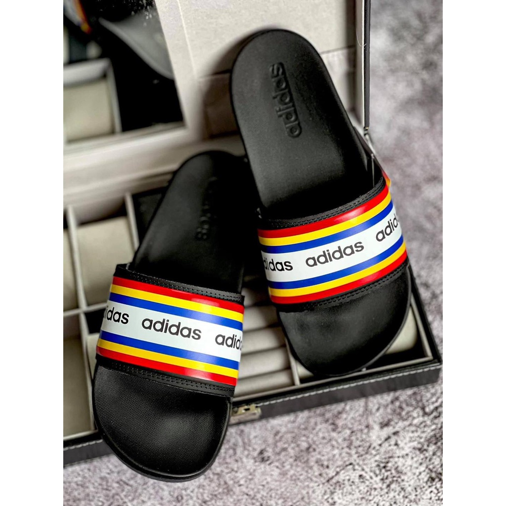 Dép Adidas kẻ 7 màu
