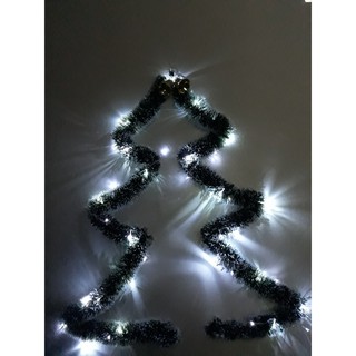 Trang trí Noel- combo dây chồn + đèn led