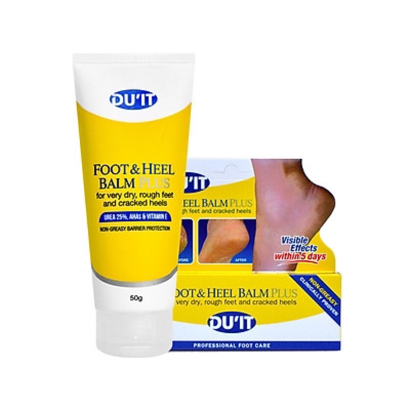 Kem dưỡng và nứt gót chân DU'IT Foot & Heel Balm Plus Dry Skin Foot Cream 50g