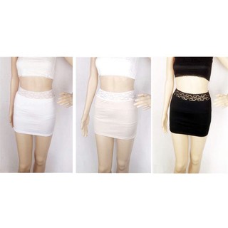Chân váy lót lưng ren form ôm cho đầm body hoặc váy ôm