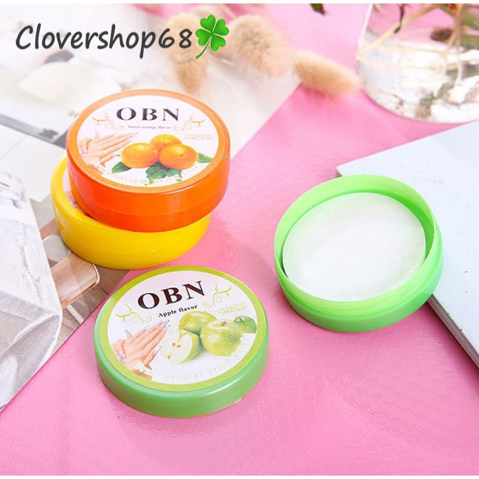 Một Hộp 32 Miếng Tẩy Sơn Móng Tay Nail OBN Natural - Miếng lau chùi móng chuyên dụng    🍀 Clovershop68 🍀