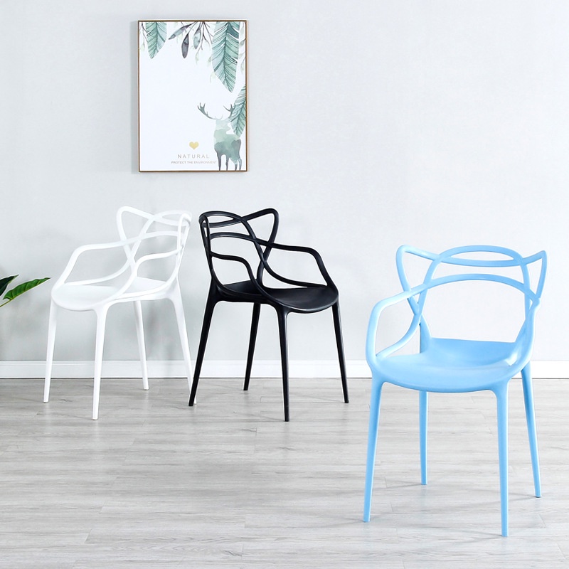 Ghế nhựa cafe, văn phòng, bàn ăn, đúc nguyên khối giá tốt S3008