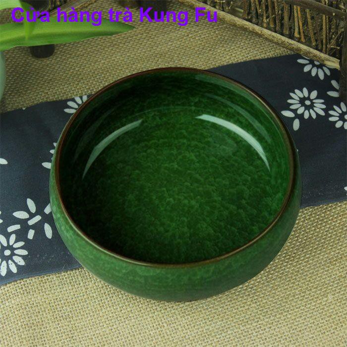 Ice Crack Large Tea Basin bút rửa bát nước trà Kung Fu Bộ không phù hợp thủy canh chậu hoa gốm sứ bán buôn