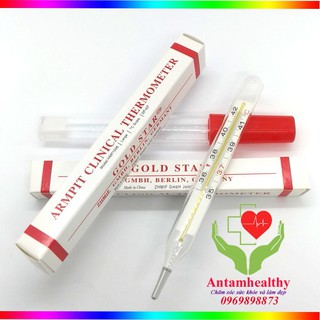 Nhiệt kế thủy ngân Gold Star - Nhiệt kế kẹp nách - Cho kết quả chính sác