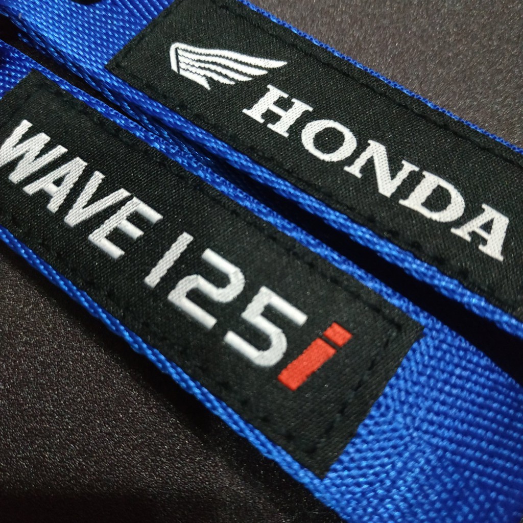 Móc chìa khóa vải Honda Wave 125i 16x2.5cm phong cách