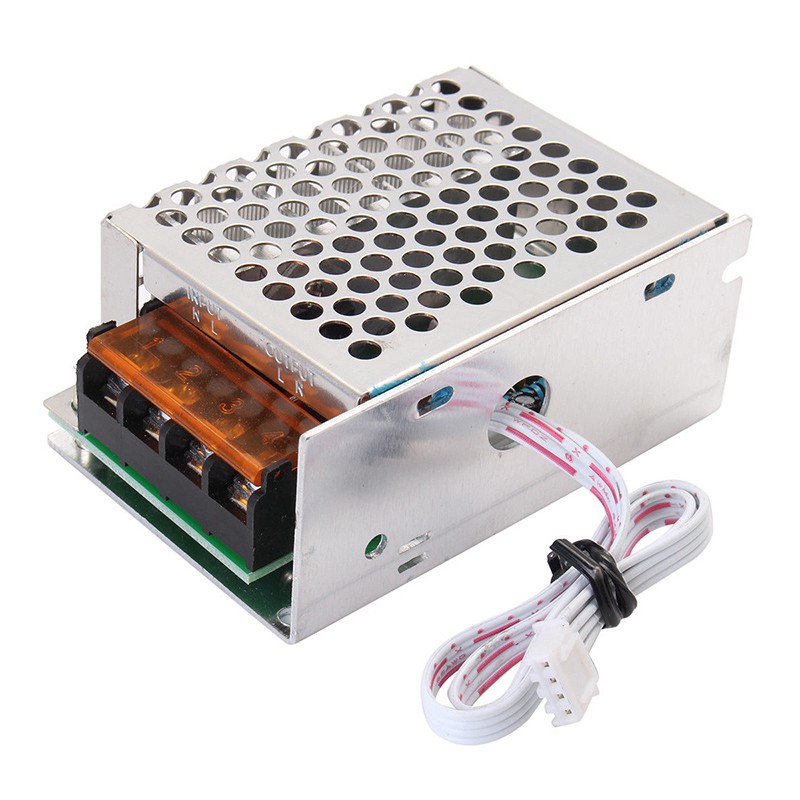 Bộ điều chỉnh điện áp 4000W SCR điều chỉnh tốc độ động cơ điện AC 220V điều khiển nhiệt độ cho lò điện đun nước nóng
