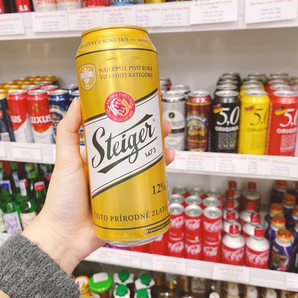 Bia Steiger 12% 500ml Tiệp -