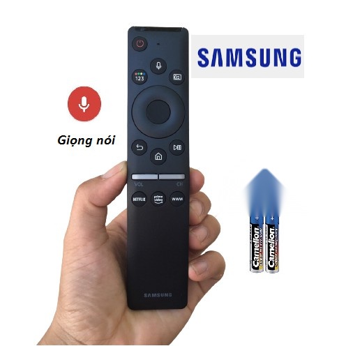Remote Điều khiển TiVi Samsung giọng nói dòng RU TU 2020 sử dụng được cho tất cả các dòng tivi samsung có giọng nói