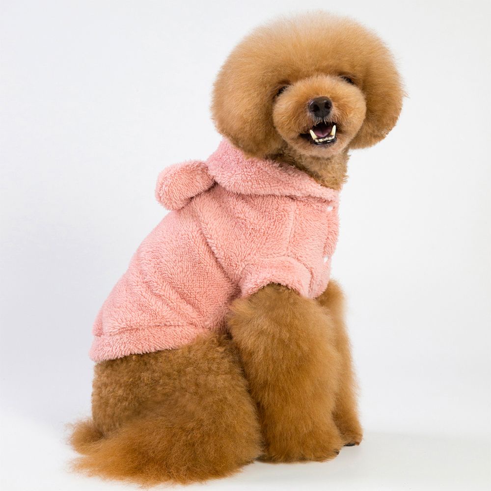 Áo Khoác Có Nón Giữ Ấm Mùa Đông Cho Thú Cưng Nhiều Màu Sắc