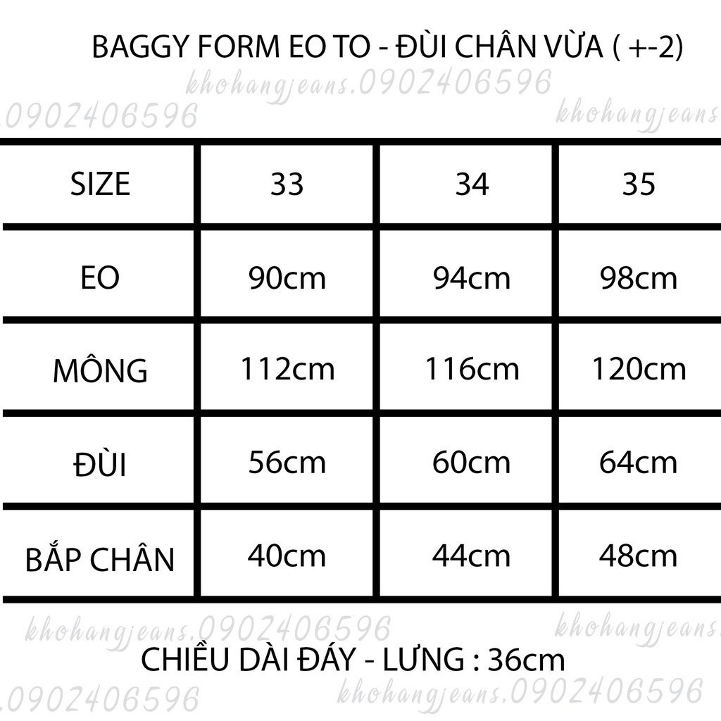 Baggy Size Đại From Eo To | BigBuy360 - bigbuy360.vn