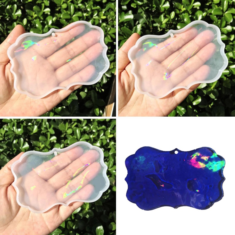 Khuôn Làm Móc Khóa Bằng Nhựa Resin Hình Cây Thông Giáng Sinh DIY