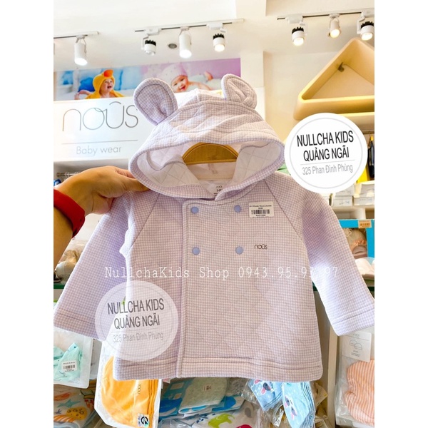 [NOUS] Áo khoác gấu nous thu đông cho bé