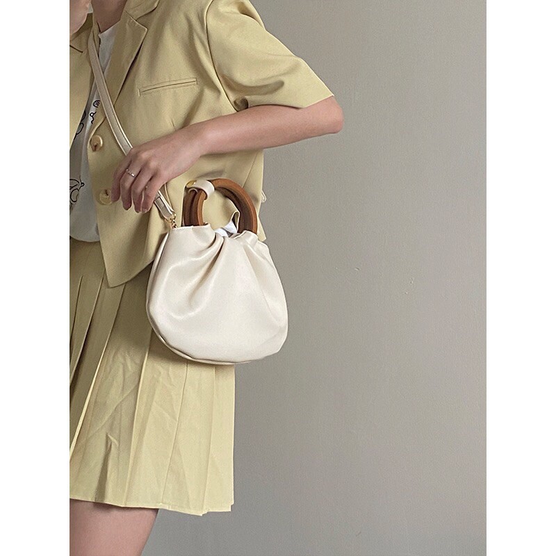 Túi Đeo Chéo Nữ Quai Gỗ Hàn Quốc WESTIE - A19.TKN