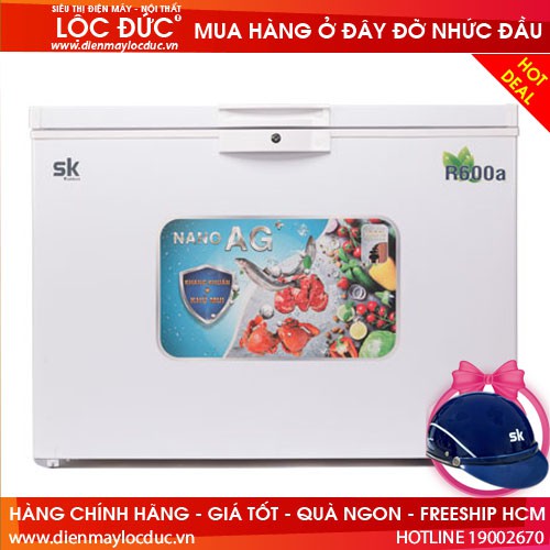 TỦ ĐÔNG MINI SUMIKURA 116 LÍT SKFCS-116 ĐỒNG (R600A) SKFCS-116