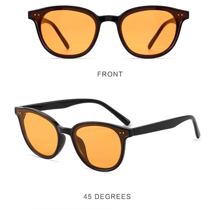 Cổ điển màu nâu Ống kính kính râm cho nam giới phụ nữ uv400 kính bảo vệ mắt kính mát