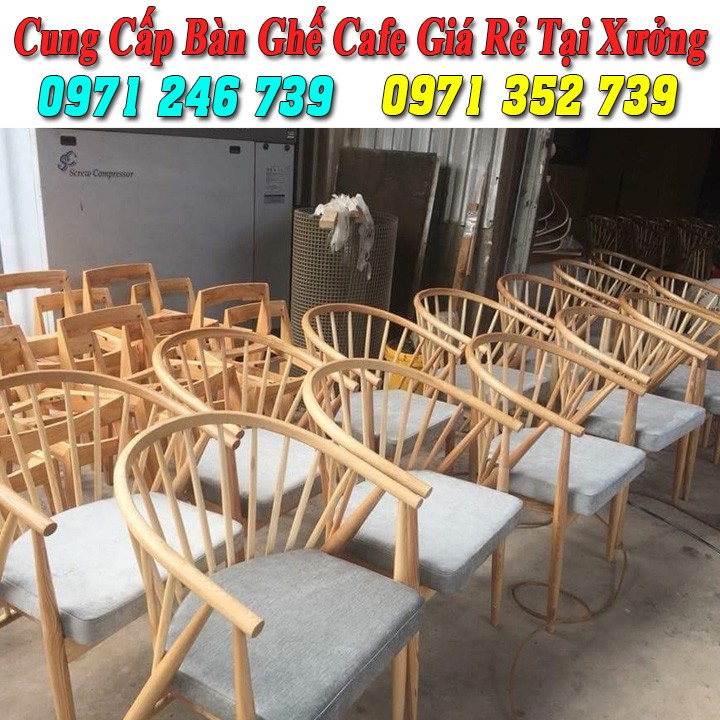 Ghế gỗ cafe cao cấp giá rẻ tại xưởng