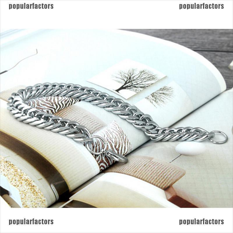 Vòng Đeo Tay Dạng Xích Bằng Thép Không Gỉ