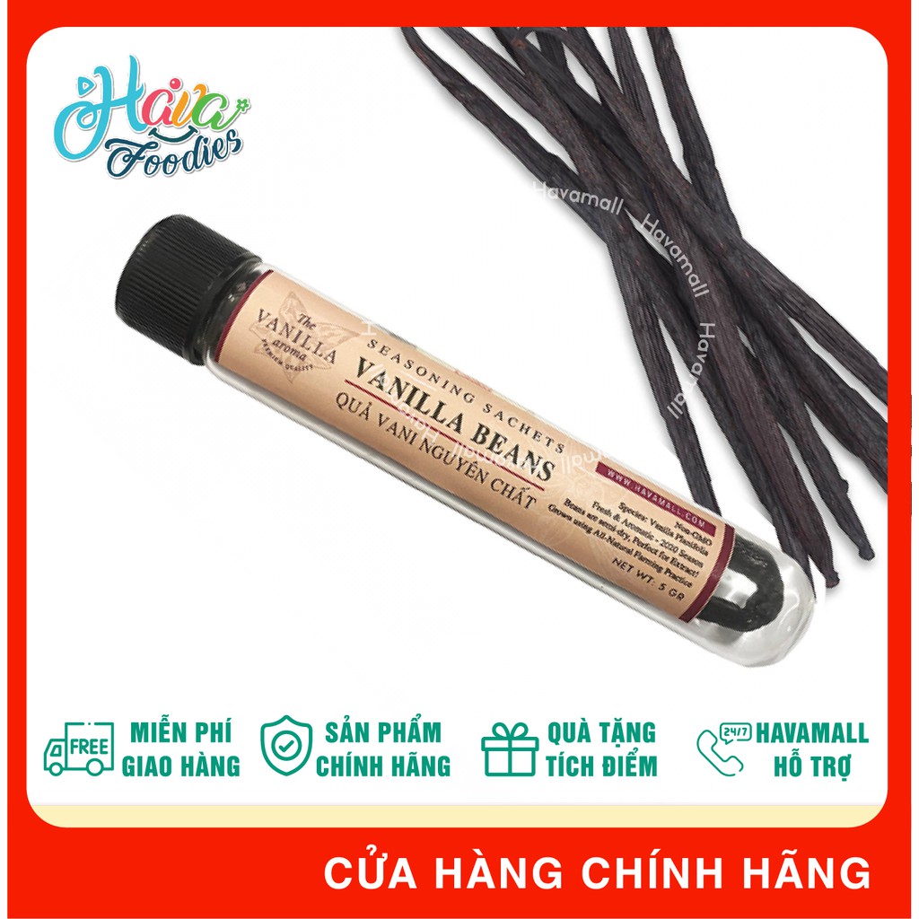 Quả Vani Khô Thượng Hạng  - Vanilla Beans