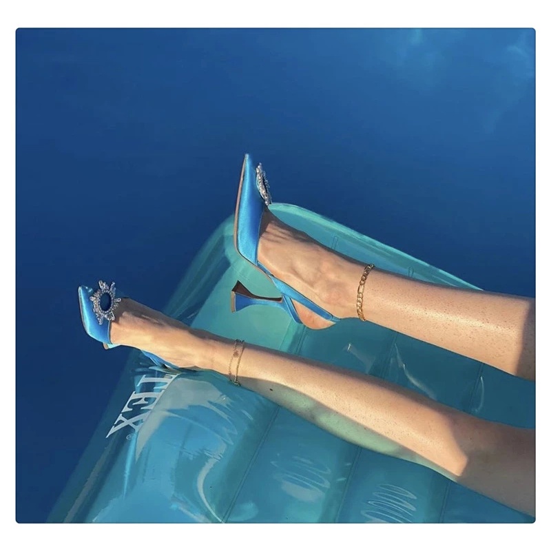 Dụng Cụ Bơm Chất Liệu Lụa satin 9CM Không Hộp Chuyên Dụng