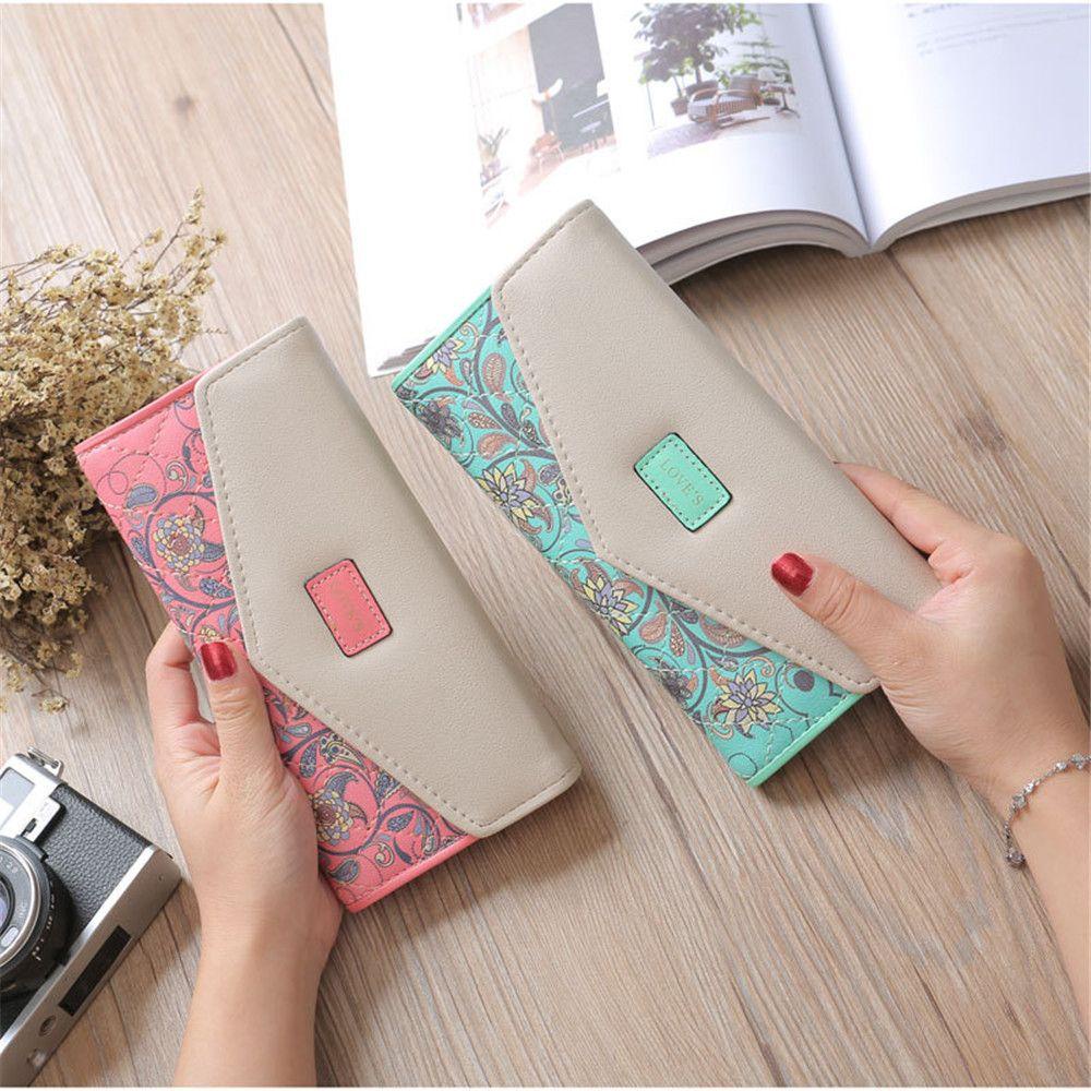 UUMIR Ví Da Cầm Tay Dáng Dài Thiết Kế Xinh Xắn Cho Nữ