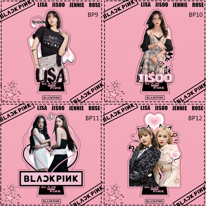 Giá đỡ trưng bày METAGIO bằng acrylic hình các thành viên trong nhóm nhạc Blackpink