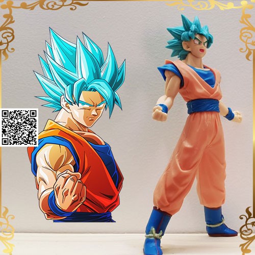 Mô hình SonGoku SSJ5 Tóc xanh- 7 viên ngọc rồng - Dragon Ball 1068