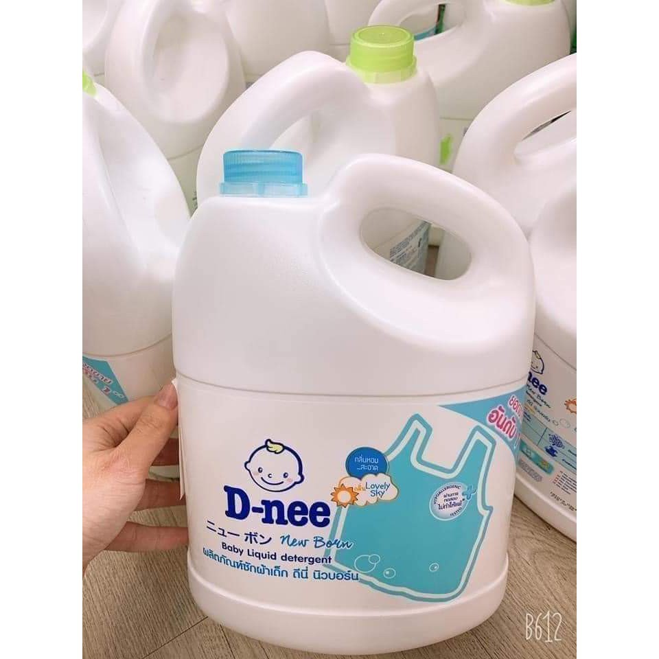 [ TP. HCM ] Nước giặt Dnee Thái Lan chuẩn tem Đại Thịnh can to 3000ml