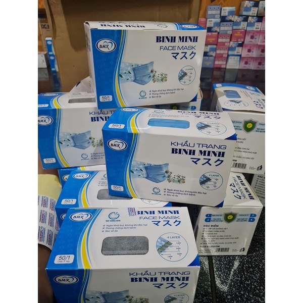 Khẩu trang Duy Khánh cao cấp 4 lớp hộp 50 cái chất lượng | BigBuy360 - bigbuy360.vn