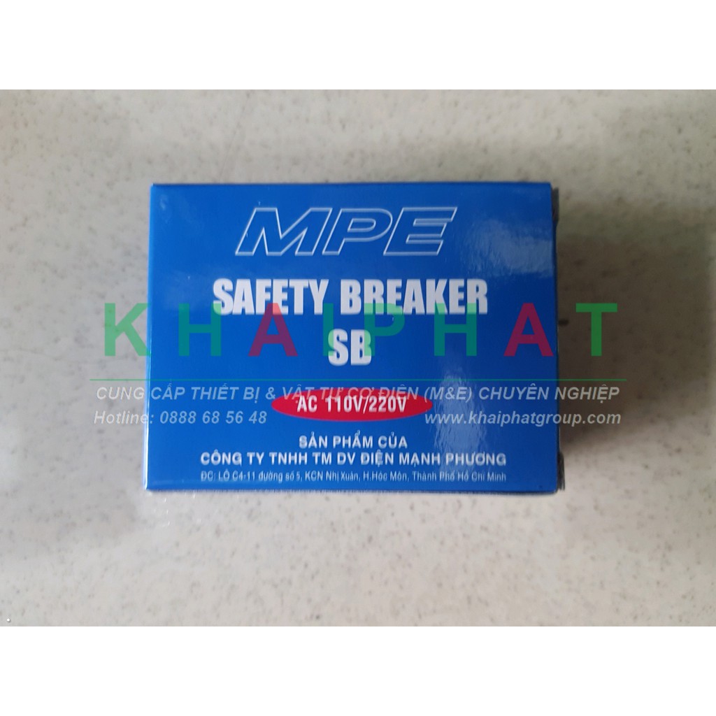 MPE CB CÓC ĐEN 10A 15A 20A 30A 40A APTOMAT ÁT TÔ MÁT CẦU DAO ĐIỆN TỰ ĐỘNG SB SAFETY BREAKER GIÁ RẺ - KHẢI PHƯỚC