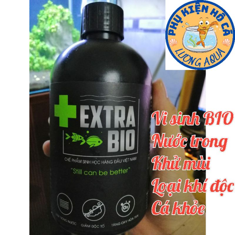Vi sinh Bio extra chế phẩm sinh học làm trong nước , khử mùi hôi cho hồ cá cảnh hồ thủy sinh,