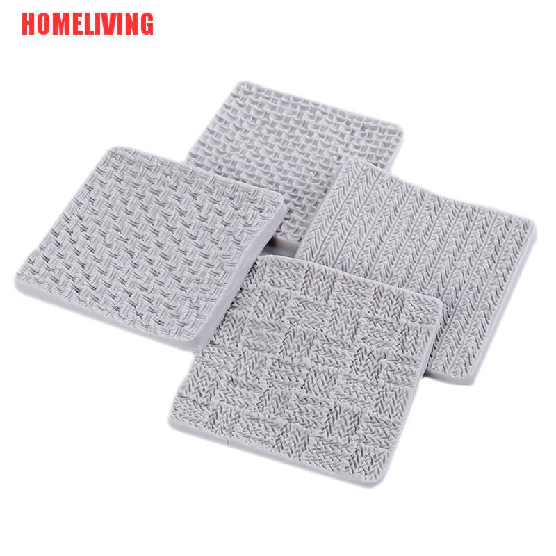 Khuôn silicone Tạo Hình Đan Len Em Bé Trang Trí Bánh Kem