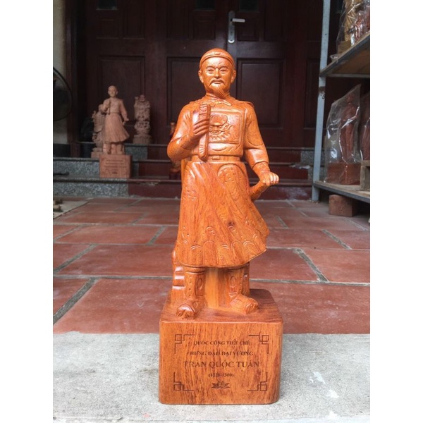 Tượng trần quốc tuấn Trần hưng đạo cao 60 cm