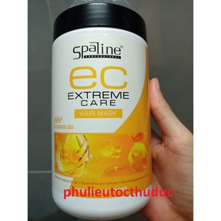 Hấp mặt nạ chăm sóc tóc Vitamin B5 Spaline 850ml lavox dùng để ủ, xã tóc - Bảo hành sử dụng test hàng chính hãng 3 tháng