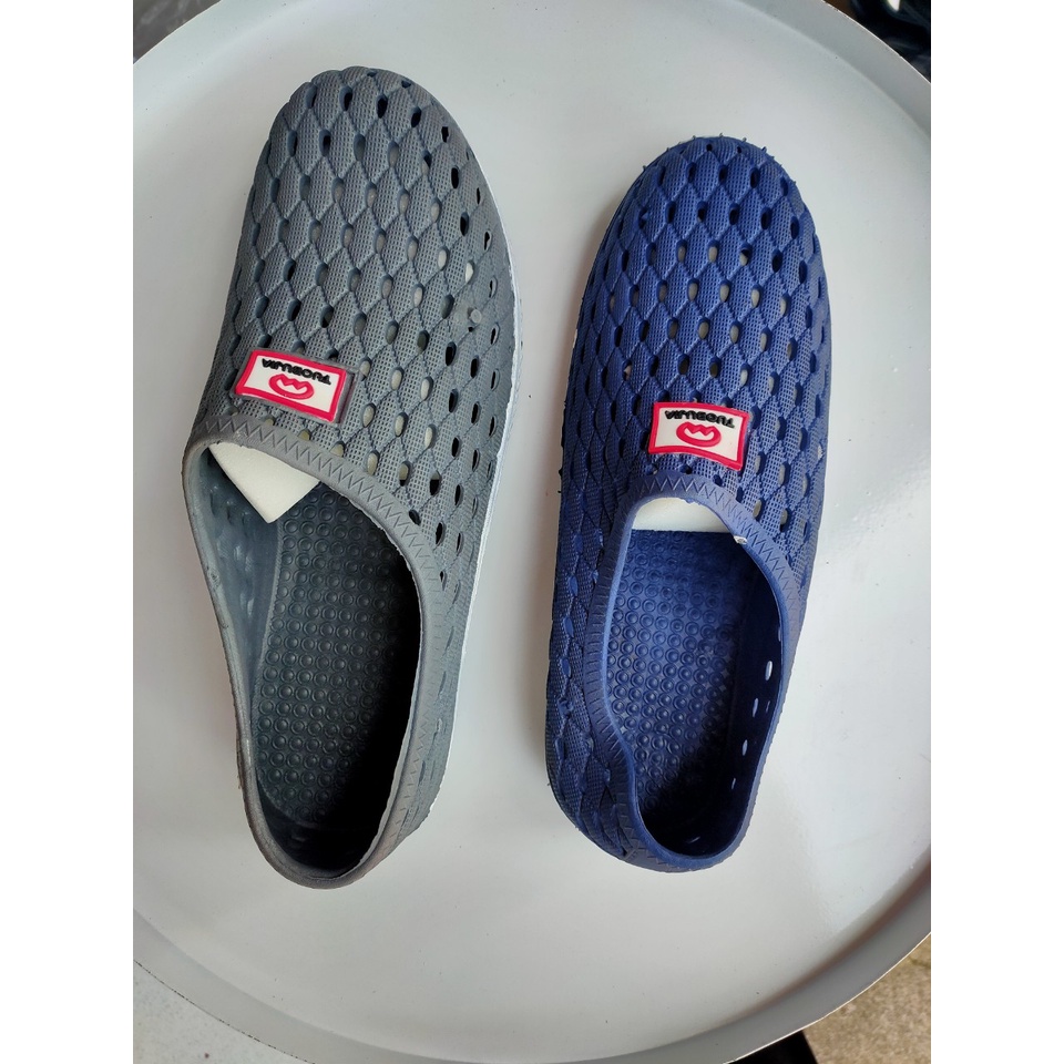 Giày sục, sục nhựa dẻo lỗ tổ ong Đi mưa nắng, giày bảo hộ lao động nam nữ
