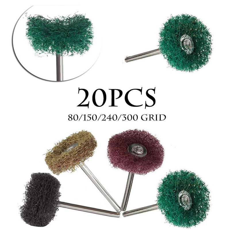 Bộ 20 Cây Dũa Đánh Bóng 1 Bánh Xe