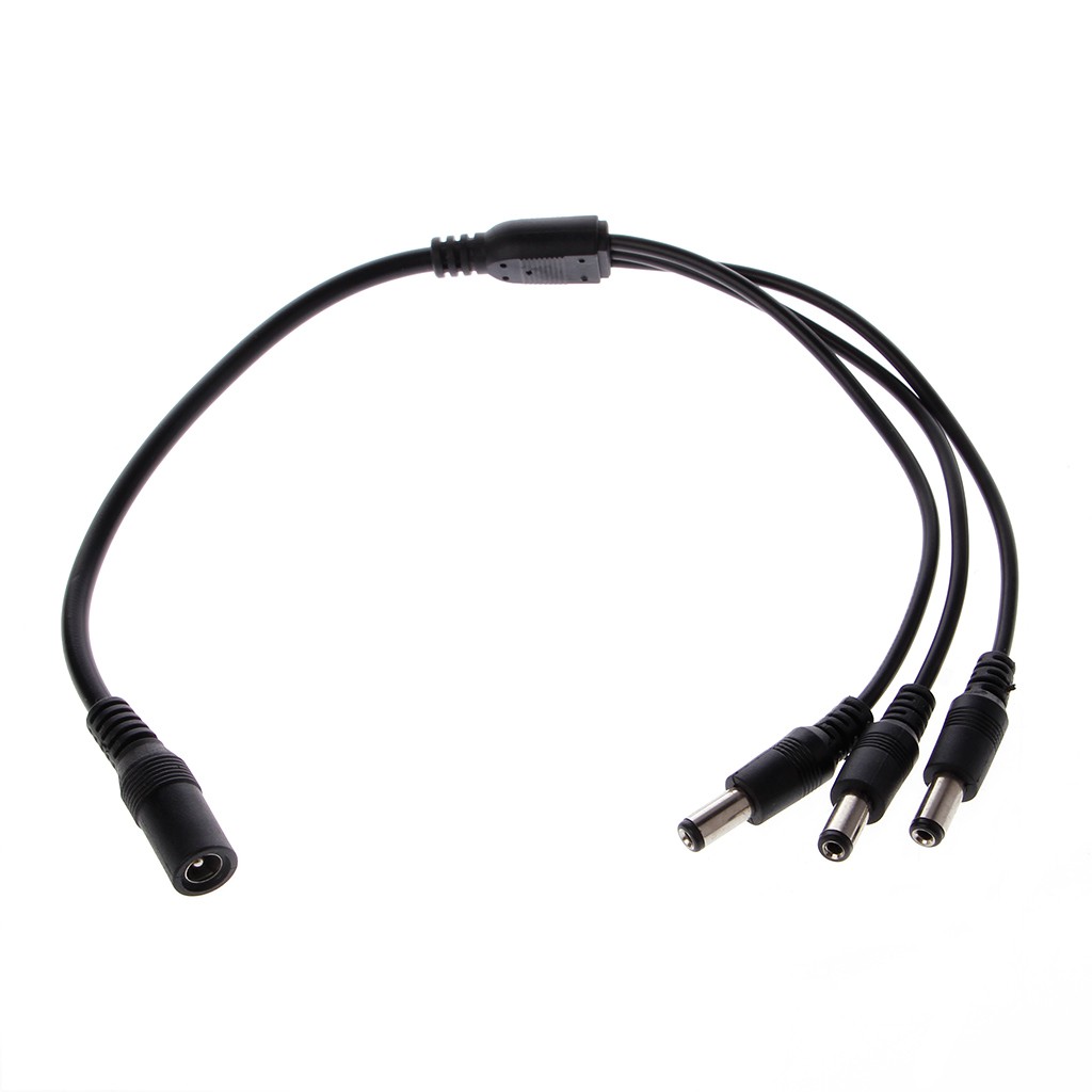 Dây cáp chia cổng sạc từ 1 đầu lỗ cắm sang 2 / 3 / 4 / 5 đầu cắm 5.5x2.1mm 12V