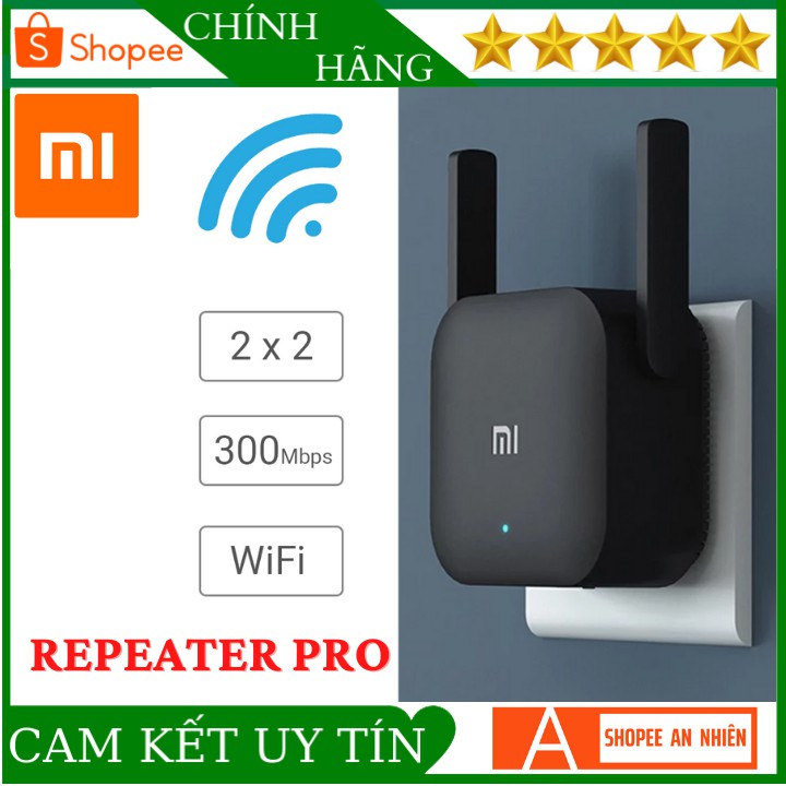 Kích Sóng Wifi Xiaomi Repeater Pro phiên bản mới 300 Mbps | WebRaoVat - webraovat.net.vn