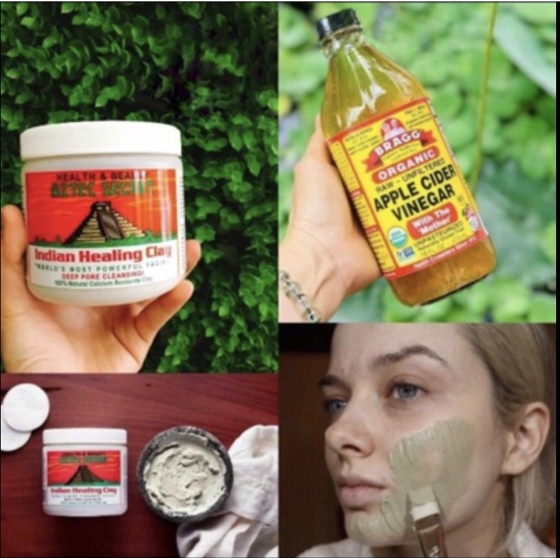 Bột mặt nạ đất set aztec secret indian healing clay mask