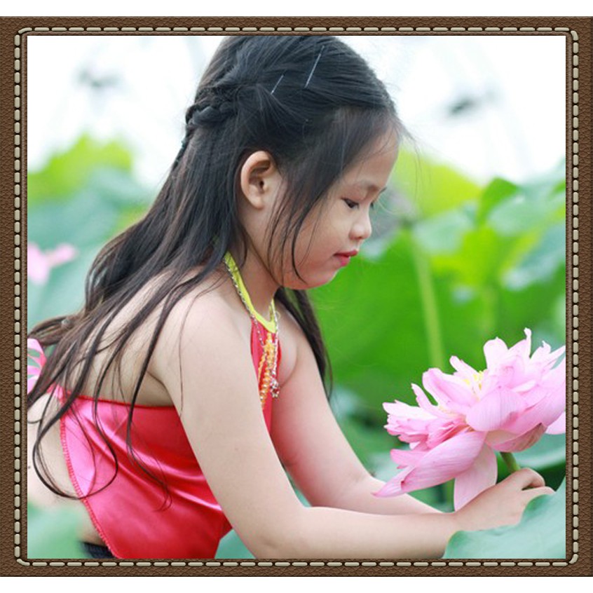 Set yếm đào bé gái