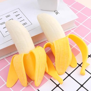 Squishy chuối đồ chơi bóp giảm căng thẳng