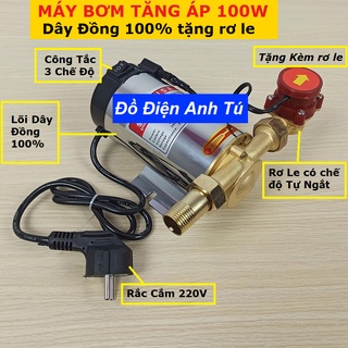 Bơm tăng áp lực máy giặt bình nóng lạnh / bơm tăng áp