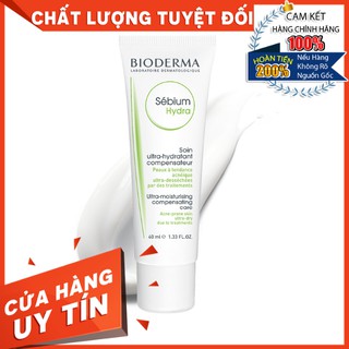 [HÀNG NHẬP KHẨU] Kem Dưỡng Cấp Ẩm, Dịu Da, Giảm Khô Căng, Bong Tróc, Phục Hồi Da Dầu Mụn Bioderma Sebium Hydra