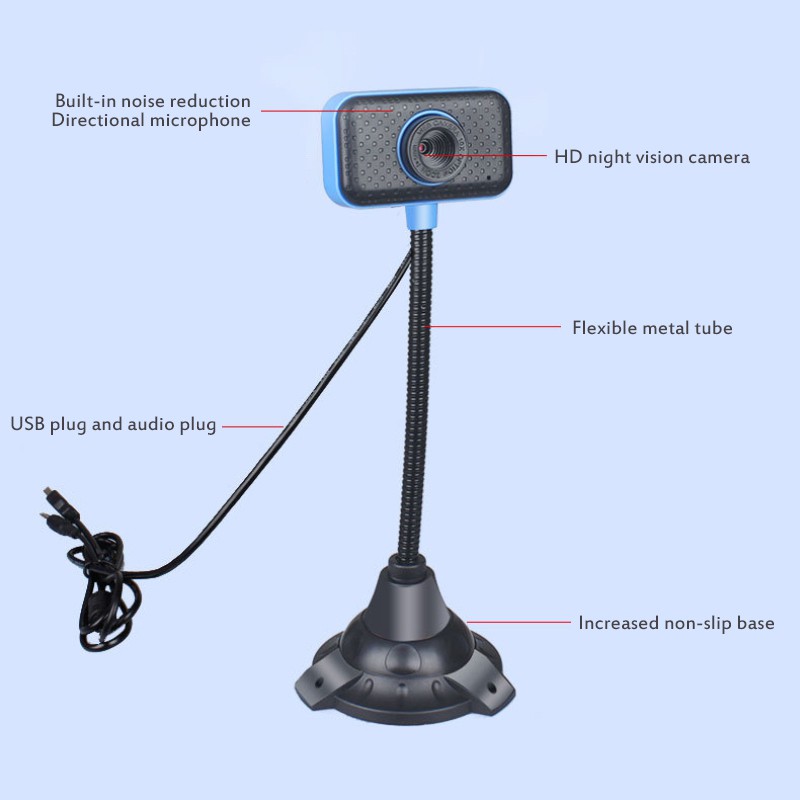 AUTO FOCUS Webcams 480p Cao Cấp Cho Máy Tính